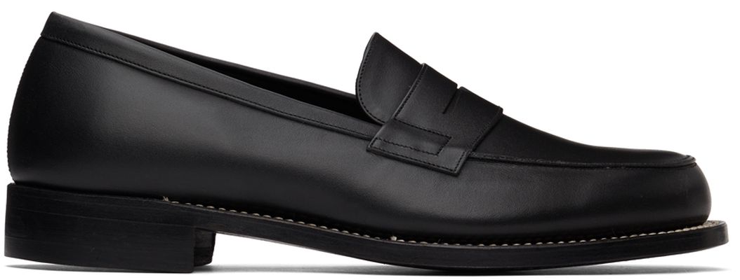 BED J.W. FORD Black Coin Loafers