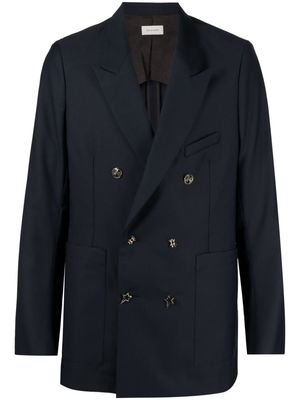 Bed J.W. Ford double-breasted wool blazer - Blue