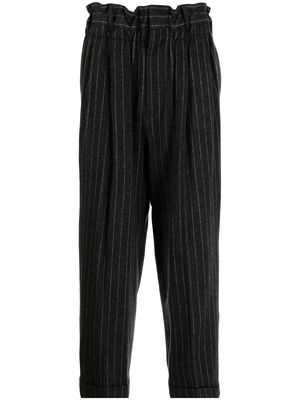 Bed J.W. Ford pinstripe high-waist trousers - Grey