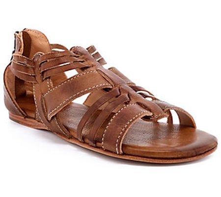 Bed Stu Leather Woven Sandals - Cara