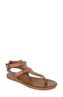 Bed Stu Moon Ankle Strap Sandal in Tan Dip Dye