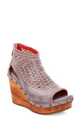 Bed Stu Odette Platform Wedge Sandal in Alkaline Rustic