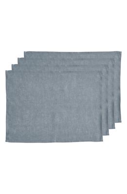 Bed Threads 4-Pack Linen Placemats in Mineral