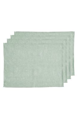 Bed Threads 4-Pack Linen Placemats in Sage