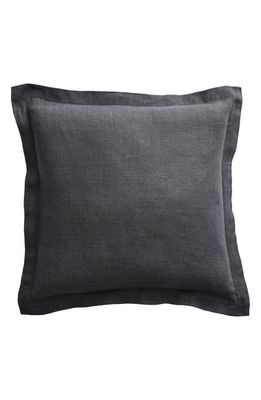 Bed Threads French Linen Accent Pillow Cover in Charcoal