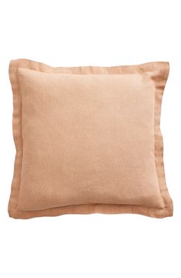 Bed Threads French Linen Accent Pillow Cover in Terracotta