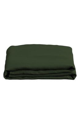 Bed Threads Linen Flat Sheet in Olive