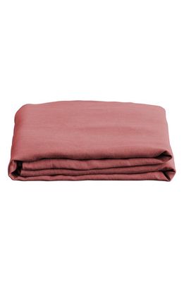 Bed Threads Linen Flat Sheet in Pink Tones