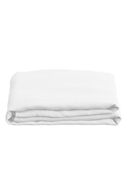 Bed Threads Linen Flat Sheet in White Tones