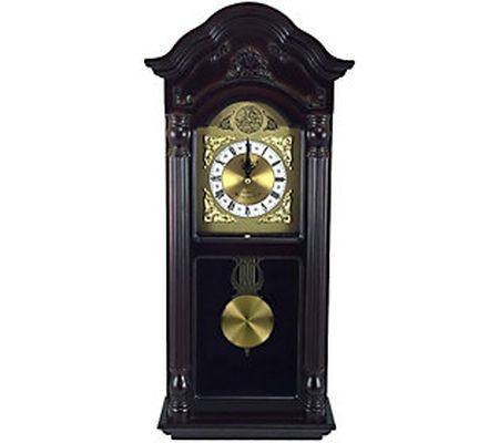 Bedford Clock 25-1/2" Antique Style Chiming Wal l Clock