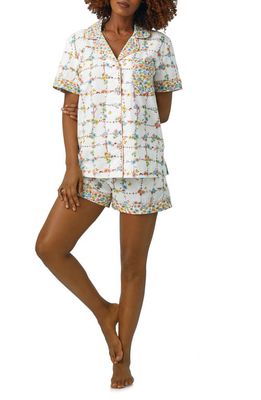 BedHead Pajamas Floral Organic Cotton Short Pajamas in Spring Vines