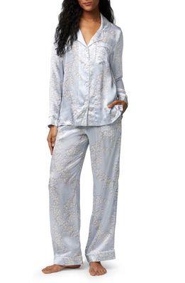 BedHead Pajamas Floral Print Silk Pajamas in Renees Blossom