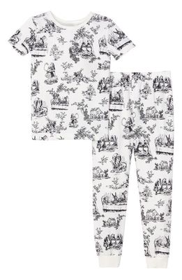 BedHead Pajamas Kids' Fitted Two-Piece Pajamas in Adventures In Wonderland