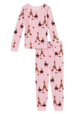 BedHead Pajamas Kids' Fitted Two-Piece Pajamas in Christmas Chic