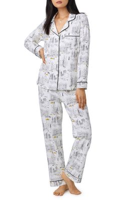 BedHead Pajamas Print Jersey Pajamas in City That Never Sleeps