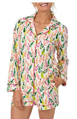 BedHead Pajamas Print Jersey Short Pajamas in Wine List