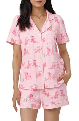 BedHead Pajamas Print Organic Cotton Poplin Pajamas in Pampered Poodles