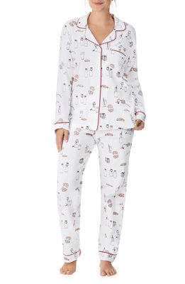 BedHead Pajamas Print Pajamas in Milk And Cookies