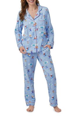 BedHead Pajamas Print Stretch Organic Cotton Pajamas in Backcountry Bears