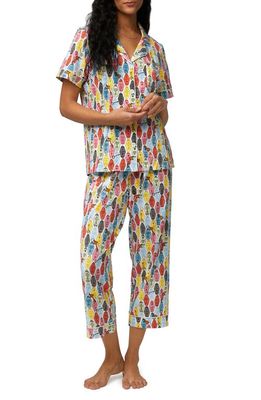 BedHead Pajamas Print Stretch Organic Cotton Pajamas in Keys Please