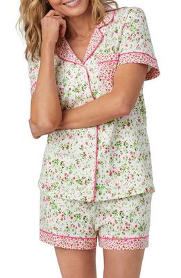 BedHead Pajamas Print Stretch Organic Cotton Short Pajamas in Nellie