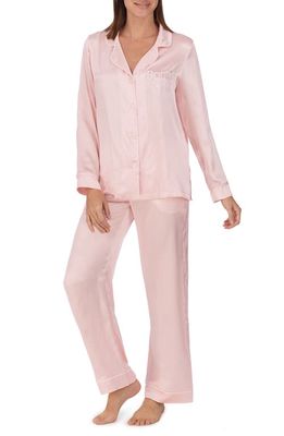 BedHead Pajamas Silk Pajamas in Ice Pink