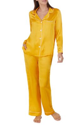 BedHead Pajamas Silk Pajamas in Marigold