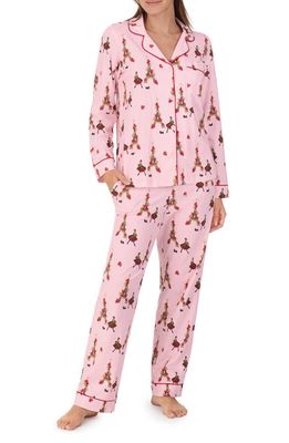 BedHead Pajamas Stretch Organic Cotton Pajamas in Christmas Chic