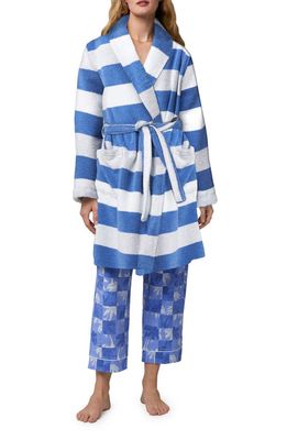 BedHead Pajamas Stripe Cotton Terry Robe in Nautical Stripe