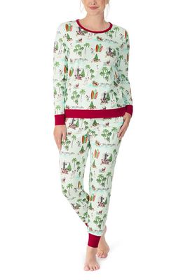 BedHead Pajamas Winter Print Pajamas in Warm Wishes