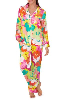 BedHead Pajamas x Trina Turk Print Silk Pajamas in Popart Floral