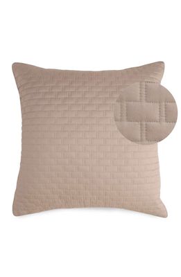 BedVoyage Quilted Euro Sham in Champagne