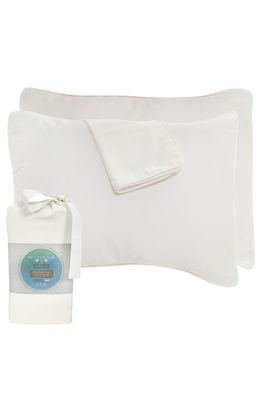 BedVoyage Quilted Euro Sham in Ivory
