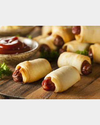 Beef Franks in Puff Pastry, 10 Pieces - Serves 5-10