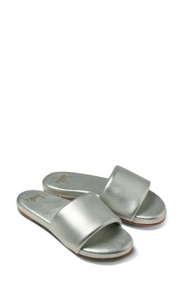 Beek Baza Slide Sandal in Silver 