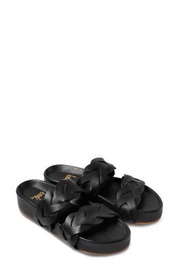 Beek Pato Slide Sandal in Black/Black