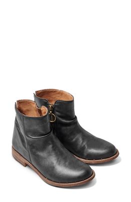 Beek Quail Bootie in Black/Leather