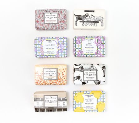 Beekman 1802 8pc Assorted Goat Milk Bar Soap Collection