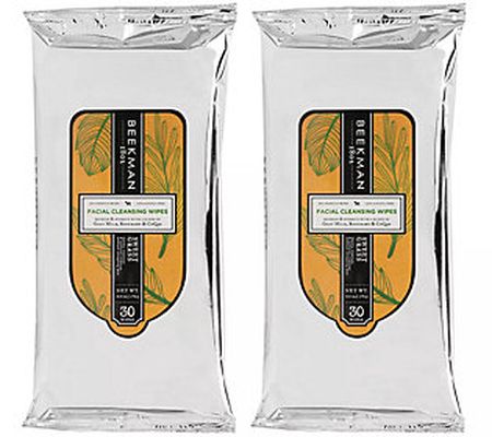 Beekman 1802 Goat Milk Facial Cleansing Wipes Duo