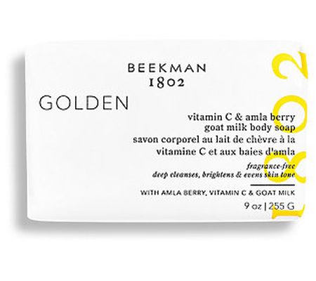 Beekman 1802 Golden Goat Milk Vitamin C & Amla Berry Bar Soap