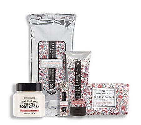 Beekman 1802 Honeyed Grapefruit 5-Piece Bath &Body Collection