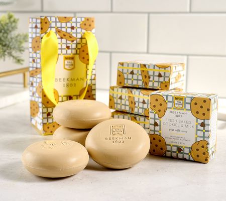 Beekman 1802 x Nestle Toll House Set of 4 GoatMilk Bar Soaps