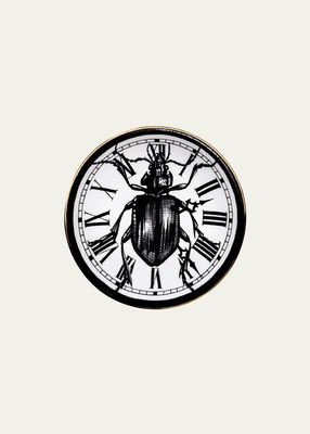 Beetle Clock Salad Dessert Plate