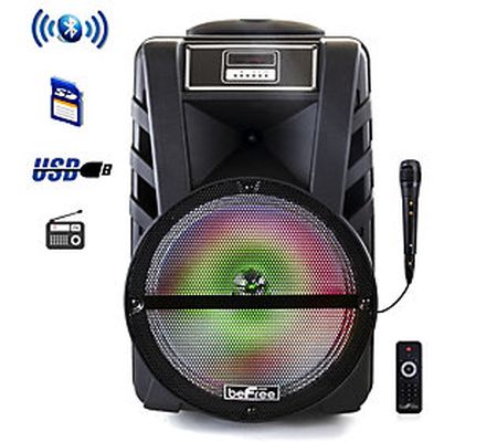 beFree Sound BFS-1210 Bluetooth Portable PA Par ty Speaker