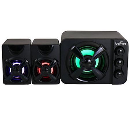 beFree Sound Color LED 2.1 Gaming Speaker Syste m