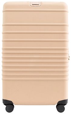 BEIS The Carry-On Roller in Beige.