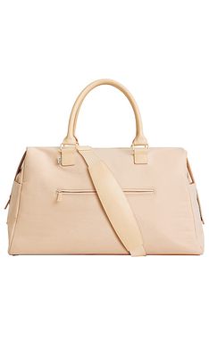 BEIS The Commuter Duffle in Beige.