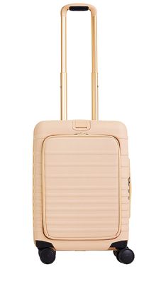 BEIS The International Carry-On Luggage in Beige.
