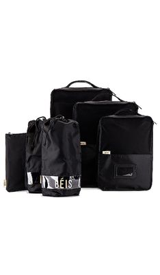 BEIS The Packing Cube Set in Black.