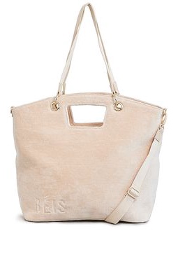 BEIS The Terry Tote in Beige.